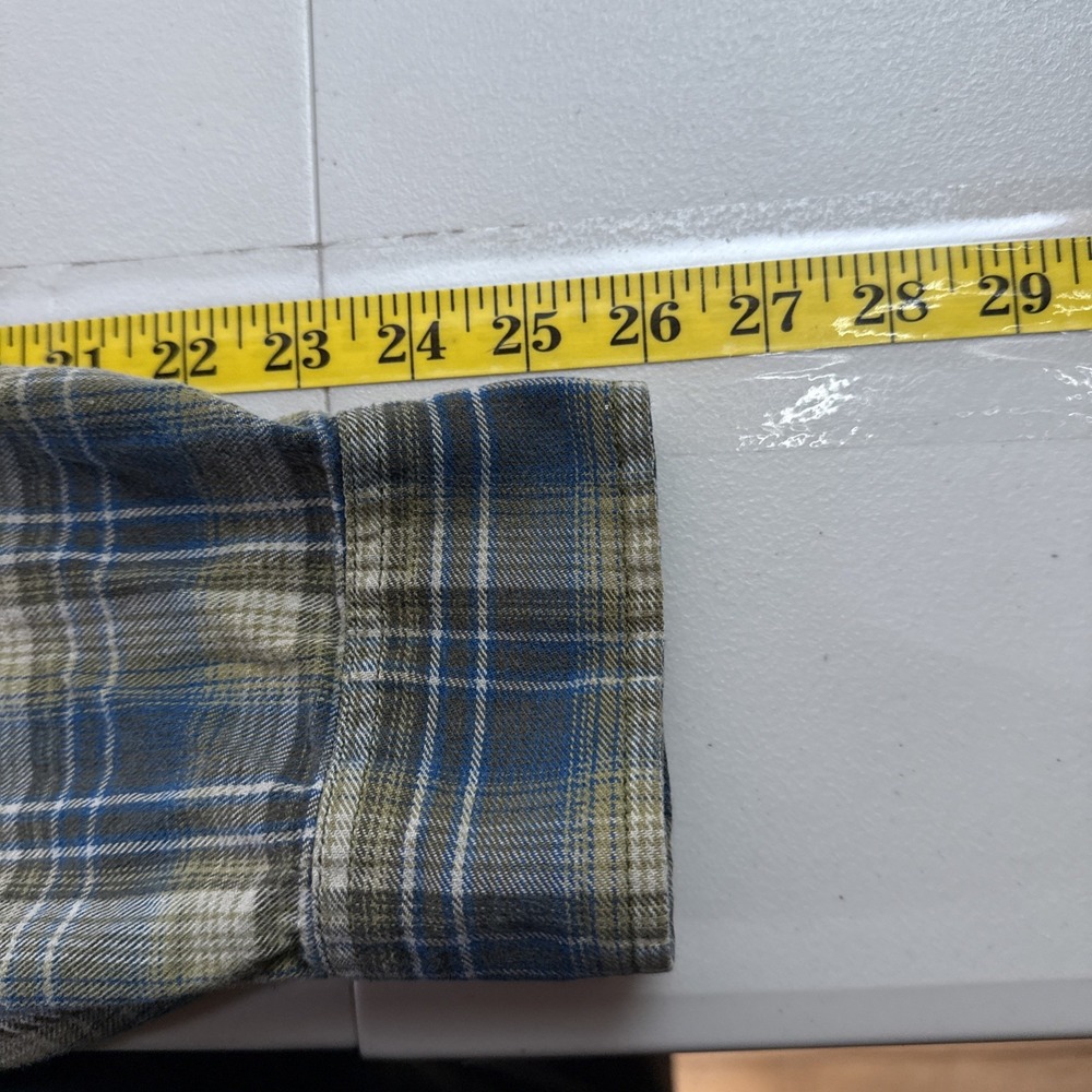 Duluth Shirt Mens XL TALL Free‎ Swingin' Flannel Button Down Plaid Pockets Work - Picture 13 of 14
